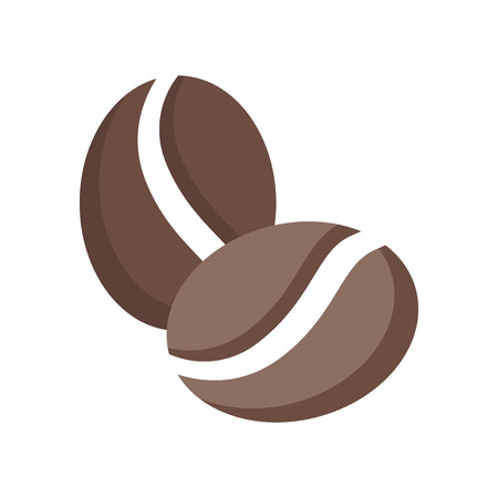 Coffee beans icon vector isolated on white background for your web and mobile app design, Coffee beans logo conceptのイラスト素材