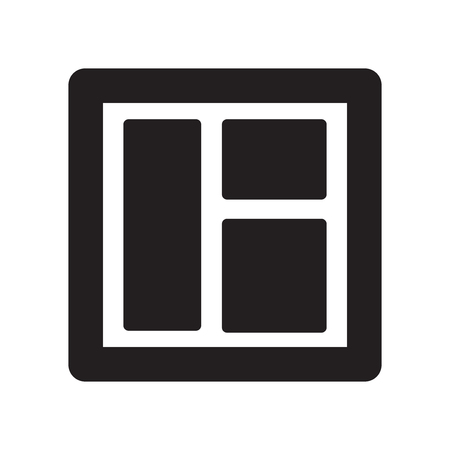 Square icon vector isolated on white background for your web and mobile app design, Square logo conceptのイラスト素材