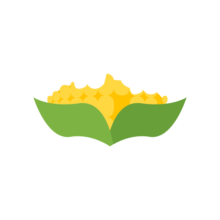 Corn icon vector isolated on white background for your web and mobile app design, Corn logo conceptのイラスト素材