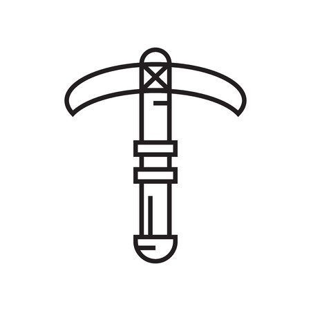 Pick icon vector isolated on white background for your web and mobile app design, Pick logo conceptのイラスト素材