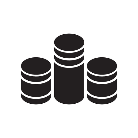 Bar chart icon vector isolated on white background for your web and mobile app design, Bar chart logo conceptのイラスト素材