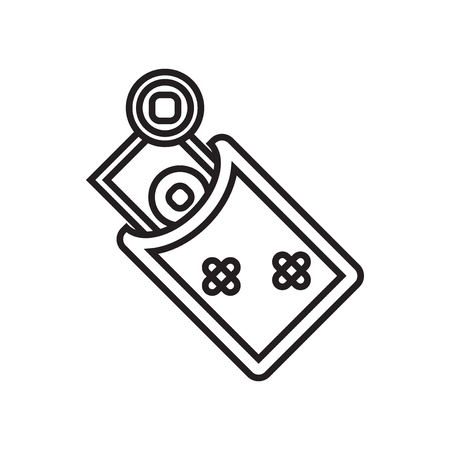 Money icon vector isolated on white background for your web and mobile app design, Money logo conceptのイラスト素材