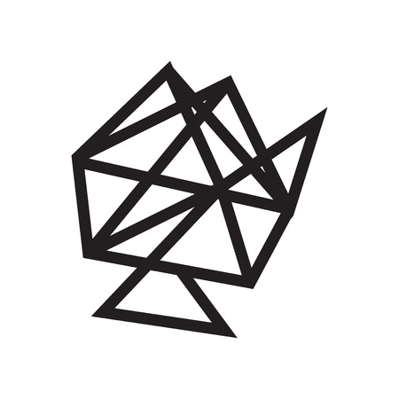 Interlinked web icon vector isolated on white background for your web and mobile app design, Interlinked web logo conceptのイラスト素材