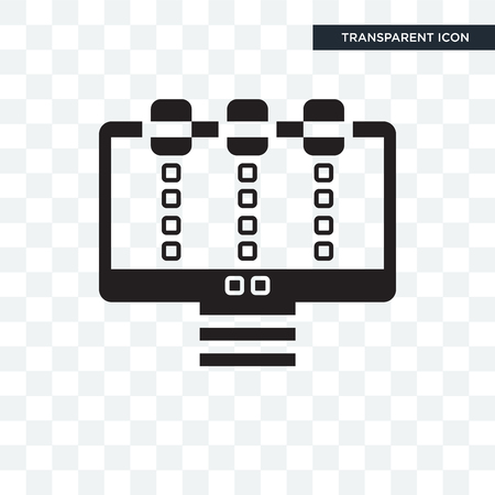 Maps and Flags vector icon isolated on transparent backgroundのイラスト素材