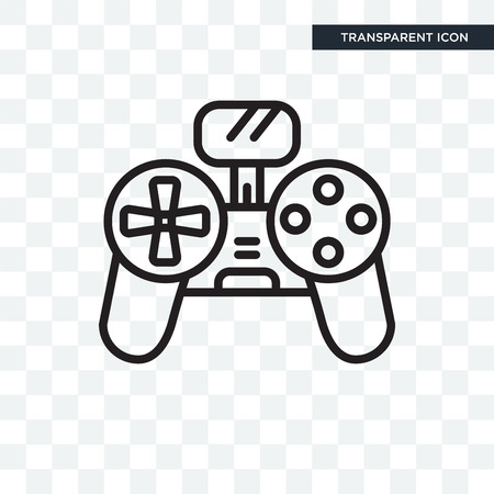 control vector icon isolated on transparent background, control logo conceptのイラスト素材