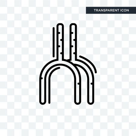 Human Artery vector icon isolated on transparent background, Human Artery logo conceptのイラスト素材