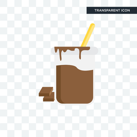 Dulce de leche vector icon isolated on transparent background, Dulce de leche logo conceptのイラスト素材