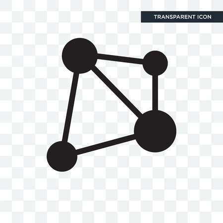 Infographic vector icon isolated on transparent background, Infographic logo conceptのイラスト素材