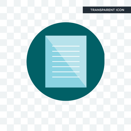 specification vector icon isolated on transparent background, specification logo conceptのイラスト素材