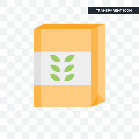 Cereal vector icon isolated on transparent background, Cereal logo conceptのイラスト素材