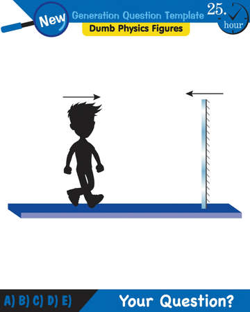 Physics, Light and enlightenment, refraction of light, Convex and Concave Lenses, next generation question template, dumb physics figures, exam question, epsのイラスト素材