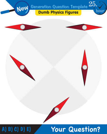 Physics, Magnets, Electromagnetic field and magnetic force, Polar magnet schemes, Educational magnetism physics vector, next generation question template, dumb physics figuresのイラスト素材