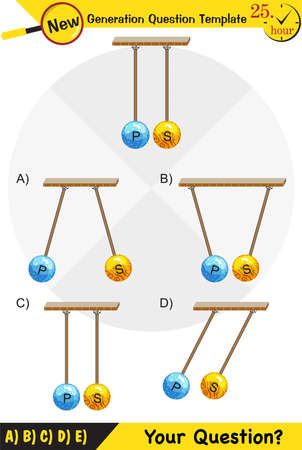 Physics, Electrification by friction, friction and electricity, Magnet, push, pull physics forms used in courses, magnetism, pole, plus and minus, electrostaticのイラスト素材