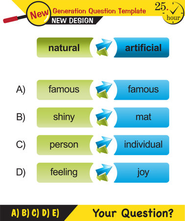 Text Templates - for teachers, next generation question examples, editable text fields, eps, vectorのイラスト素材