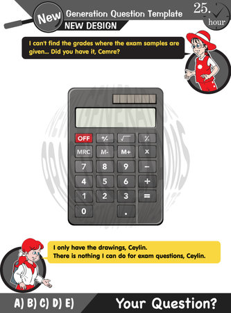 Math, Mathematical probability, probability problems, exam question, for teachers, editable, eps, two sisters speech bubble, boyのイラスト素材