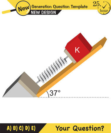 Physics, Newton's laws of motion, next generation question template, eps, two sisters speech bubble, boy or girl figureのイラスト素材