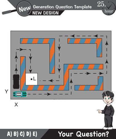 Physics, Newton's laws of motion, next generation question template, eps, two sisters speech bubble, boy or girl figureのイラスト素材