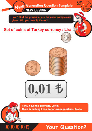 The lira coin symbolized as tl concept, kurus or piastre vector color icon design, 0.01 TL, 0.05 TL, 1 TL, 0.50 TL, 0.25 TL, 0.10 TL, editable, eps, editable, epsのイラスト素材