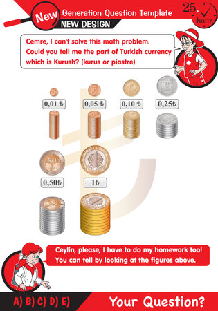The lira coin symbolized as tl concept, kurus or piastre vector color icon design, 0.01 TL, 0.05 TL, 1 TL, 0.50 TL, 0.25 TL, 0.10 TL, editable, eps, editable, epsのイラスト素材