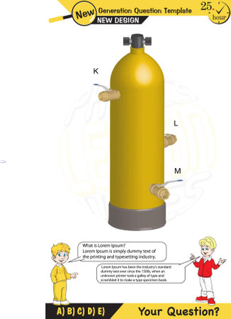 Physics, pressure of solids, Next generation problems, two boys speech bubble, template, experiment, editable, eps, vectorのイラスト素材