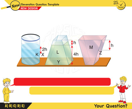 university and high school exam question form, Mathematics, physics, geometry, eps, for teacher, Next generation problems, two boys speech bubble, template, experimentのイラスト素材