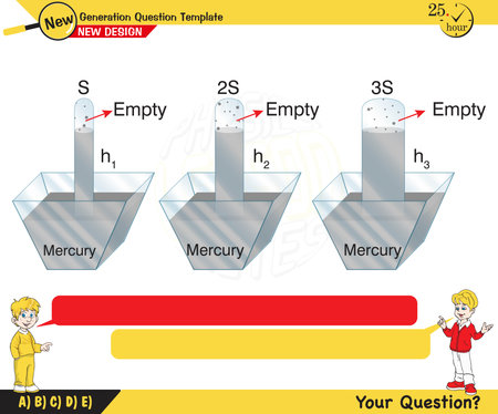 university and high school exam question form, Mathematics, physics, geometry, eps, for teacher, Next generation problems, two boys speech bubble, template, experimentのイラスト素材