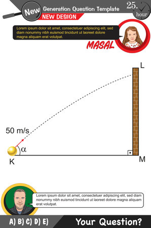 High school, middle school, exam question template, numerical lessons, verbal lessons, Next generation problems, dad, girl, editable, for teachers, epsのイラスト素材