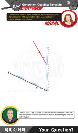 Physics, Physical concepts, High school, middle school, exam question template, numerical lessons, verbal lessons, Next generation problems, dad, girl, for teachers, editableのイラスト素材