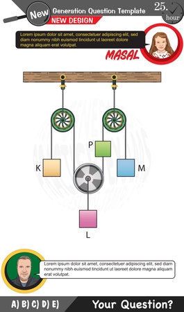 Physics, Physical concepts, High school, middle school, exam question template, numerical lessons, verbal lessons, Next generation problems, dad, girl, for teachers, editableのイラスト素材