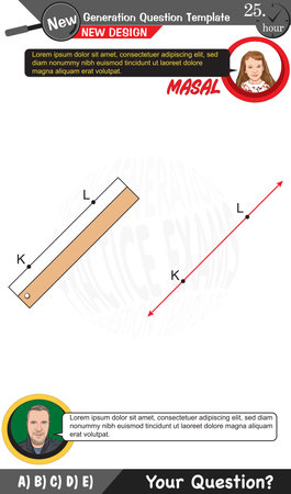 High school, middle school, exam question template, numerical lessons, verbal lessons, Next generation problems, dad, girl, for teachers, editableのイラスト素材