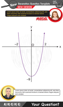 mathematics, mathematical concepts, High school, middle school, exam question template, numerical lessons, verbal lessons, Next generation problems, dad, girl, for teachers, epsのイラスト素材
