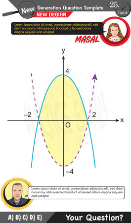 mathematics, mathematical concepts, High school, middle school, exam question template, numerical lessons, verbal lessons, Next generation problems, dad, girl, for teachers, epsのイラスト素材