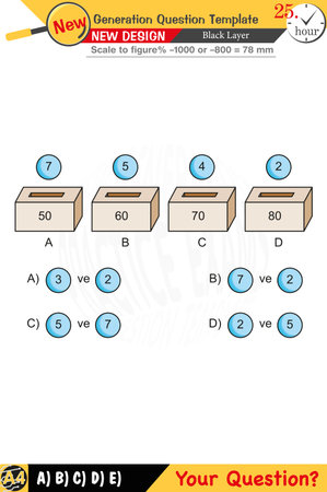 mathematics, mathematical concepts, exam question template, numerical lessonsのイラスト素材