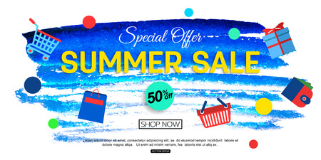 Sale Discount background for the online store, shop, promotional leaflet, poster, banner. Vector eps 10 format.のイラスト素材