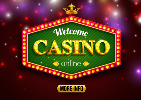 Online casino background for poster, flyer, billboard, web sites, gambling club.のイラスト素材