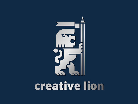 Creative Lion Logo Templateのイラスト素材