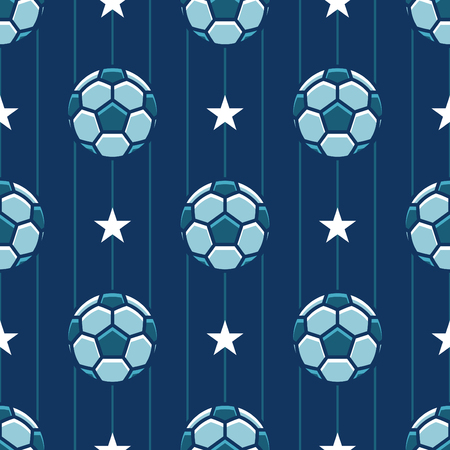 Soccer sport seamless patternのイラスト素材