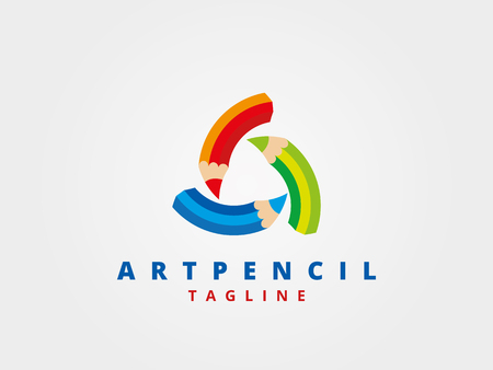 Abstract business logo design template, emblem template editable for your design.のイラスト素材