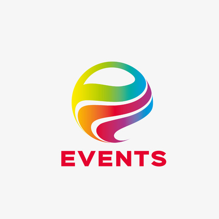 Abstract letter E  logo. Abstract business logo design template. Logo template editable for your business.のイラスト素材