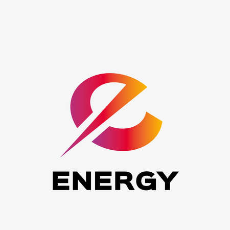 Abstract letter E logo. Abstract business logo design template. Logo template editable for your business.のイラスト素材