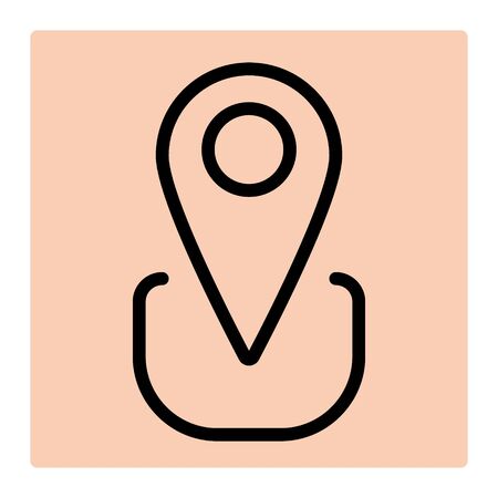 Location Line Icon for Logistic Company.の写真素材