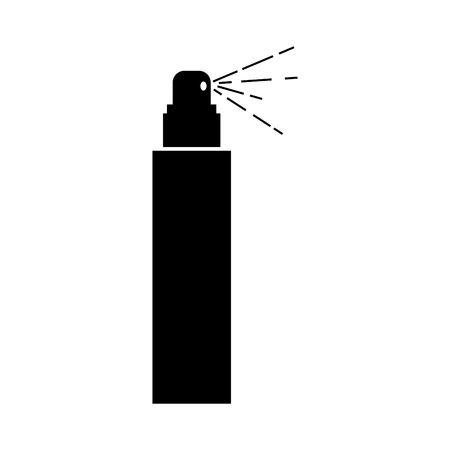 Hair spray icon illustration on white background.のイラスト素材