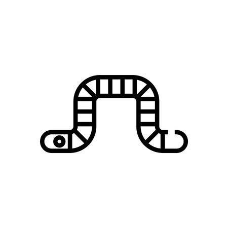 Worm icon vector illustrationのイラスト素材