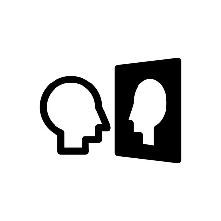 self - awareness iconのイラスト素材