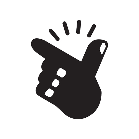 Finger Snapping iconのイラスト素材