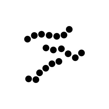 streptococcus icon, vectorのイラスト素材