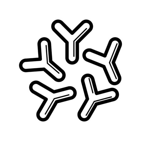 bifidobacterium icon, vectorのイラスト素材