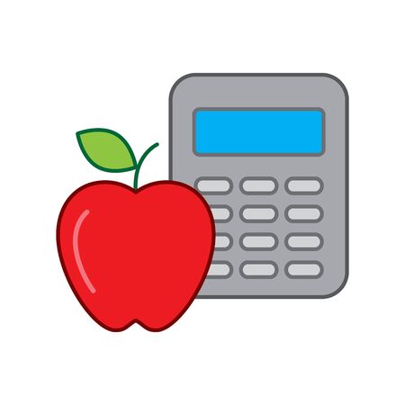 Calorie calculator iconのイラスト素材