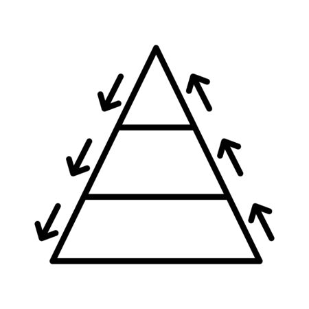 Hierarchy icon, vectorのイラスト素材