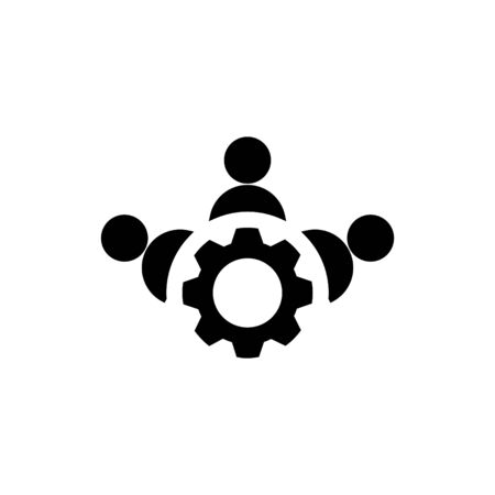 Management Icon, vectorのイラスト素材